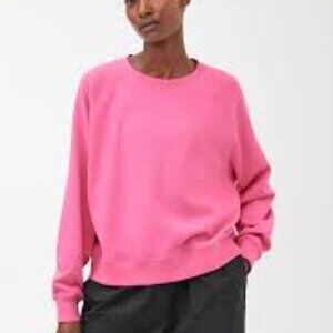Arket Pink French Terry Sweatshirt